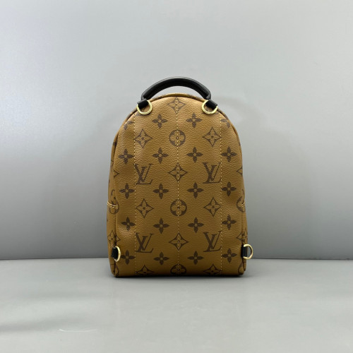 Louis Vuitton Palm Springs Backpack Mini Monogram Reverse Monogram Brown