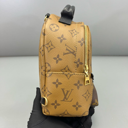 Louis Vuitton Palm Springs Backpack Mini Monogram Reverse Monogram Brown