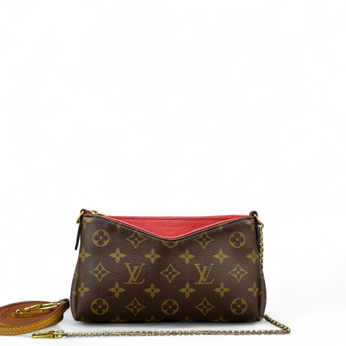 Louis Vuitton Pallas Clutch Monogram Brown