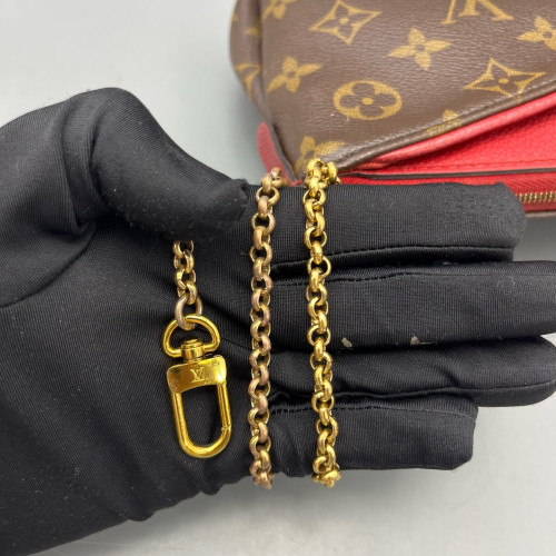 Louis Vuitton Pallas Clutch Monogram Brown