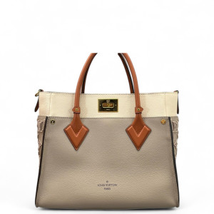 Louis Vuitton On My Side MM Calfskin Grey