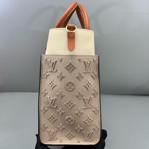 Louis Vuitton On My Side MM Calfskin Grey