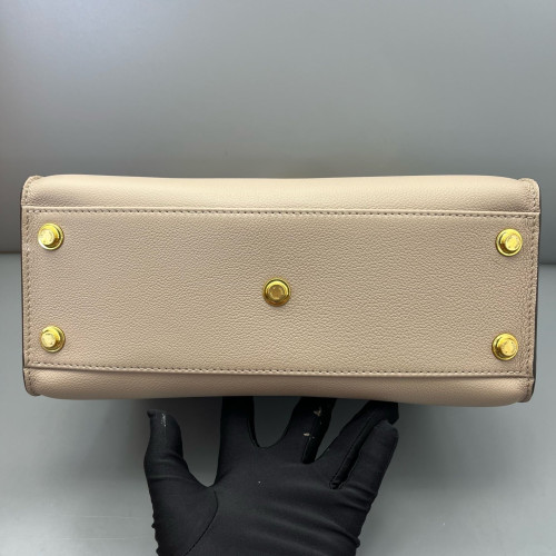 Louis Vuitton On My Side MM Calfskin Grey