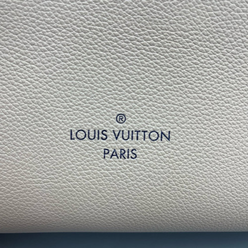 Louis Vuitton On My Side MM Calfskin Grey