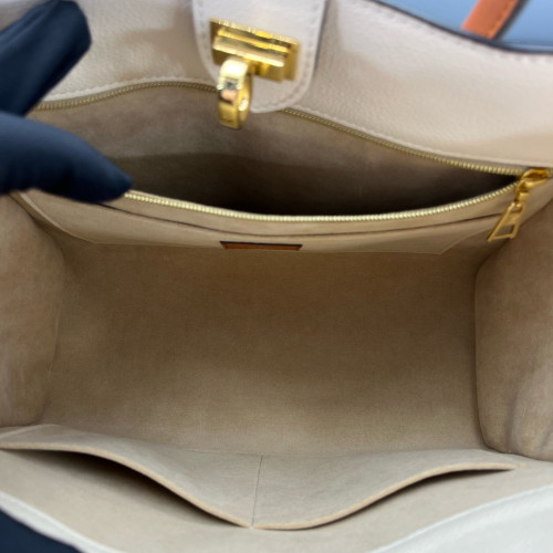 Louis Vuitton On My Side MM Calfskin Grey