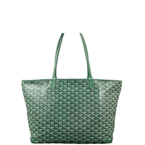 Goyard Saint Louis PM Goyardine Green Brown White