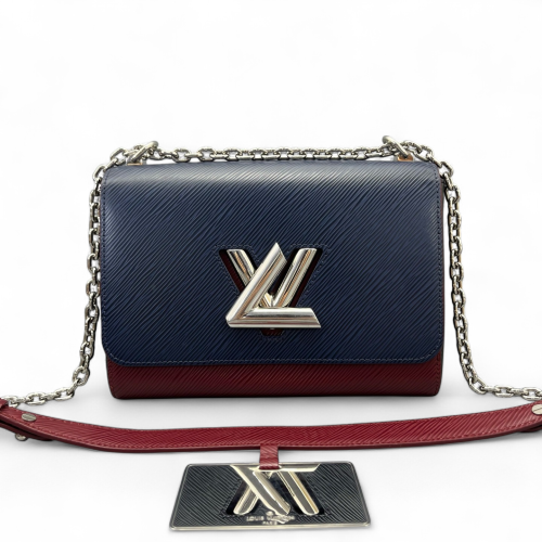 Louis Vuitton Twist MM Epi Blue Red Black