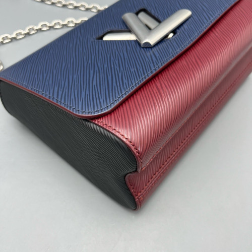 Louis Vuitton Twist MM Epi Blue Red Black