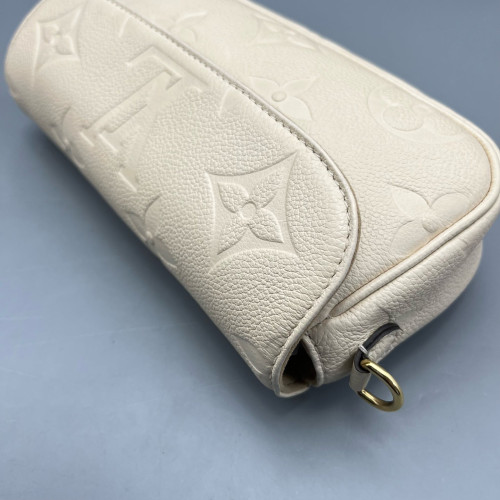 Louis Vuitton Ivy Wallet On Chain Monogram Empreinte White