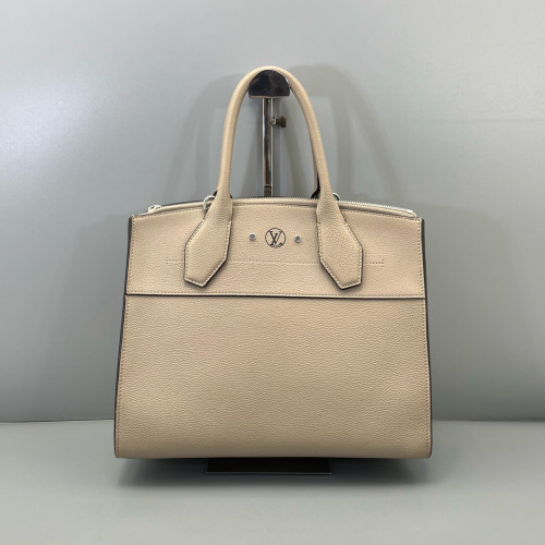Louis Vuitton City Steamer MM Calfskin Grey