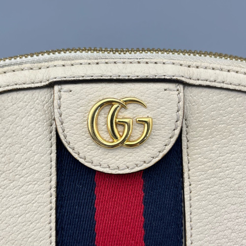 Gucci Web Ophidia Dome Calfskin White