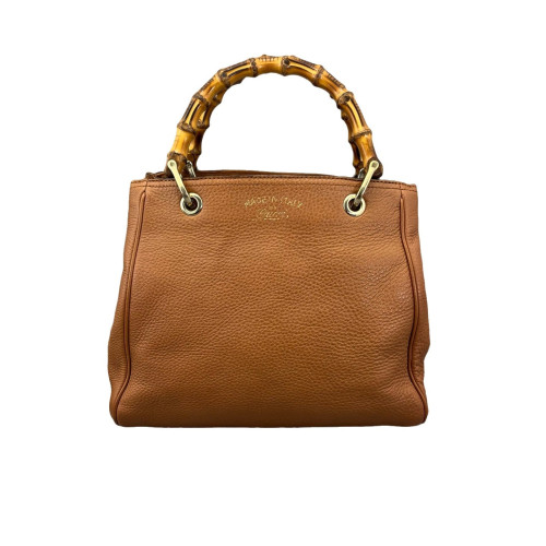 Gucci Small Diana Tote Bag Grained Calfskin Tan