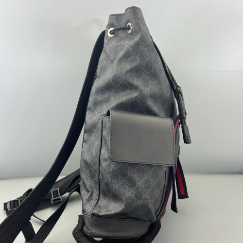 Gucci Backpack GG Supreme Monogram Black