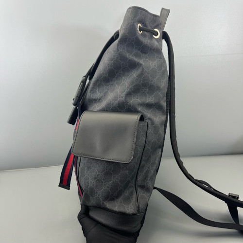 Gucci Backpack GG Supreme Monogram Black