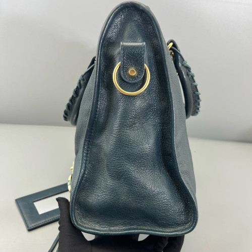 Balenciaga Medium City Calfskin Blue Balenciaga Medium City Calfskin Blue