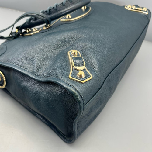Balenciaga Medium City Calfskin Blue Balenciaga Medium City Calfskin Blue