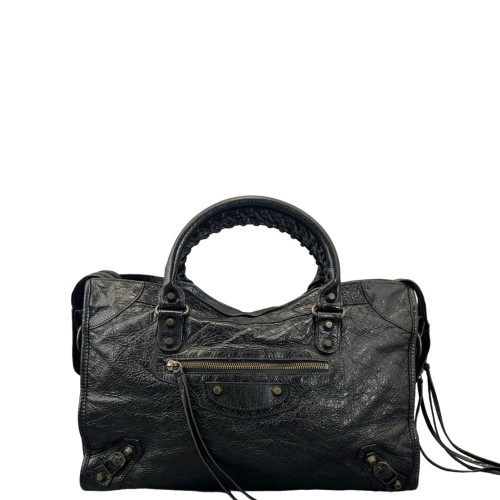 Balenciaga Medium City Arena Lambskin Black Balenciaga Medium City Arena Lambskin Black