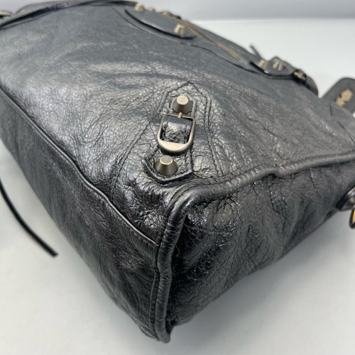 Balenciaga Medium City Arena Lambskin Black Balenciaga Medium City Arena Lambskin Black