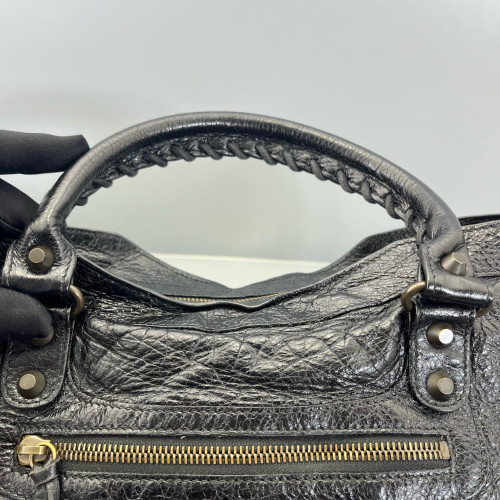 Balenciaga Medium City Arena Lambskin Black Balenciaga Medium City Arena Lambskin Black