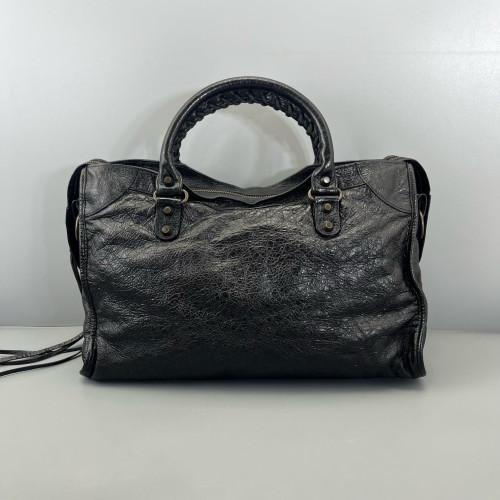 Balenciaga Medium City Arena Lambskin Black Balenciaga Medium City Arena Lambskin Black