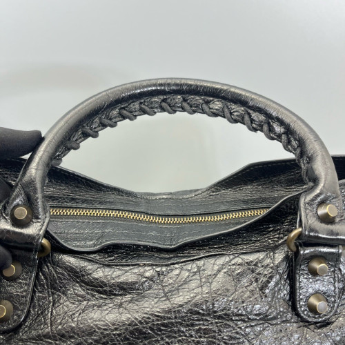 Balenciaga Medium City Arena Lambskin Black Balenciaga Medium City Arena Lambskin Black