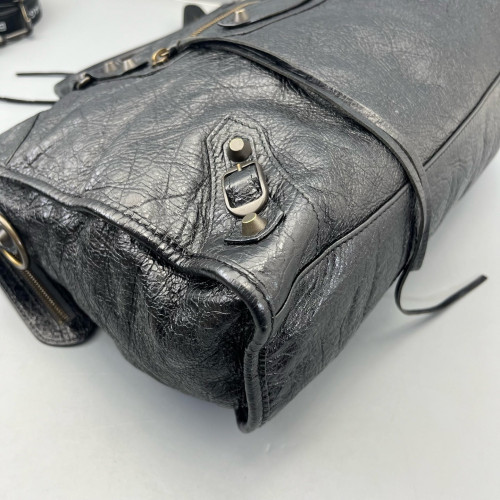 Balenciaga Medium City Arena Lambskin Black Balenciaga Medium City Arena Lambskin Black