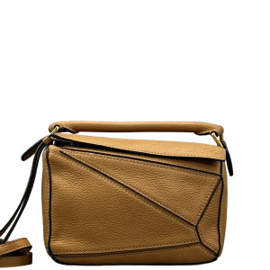 Loewe Mini Puzzle Calfskin Tan
