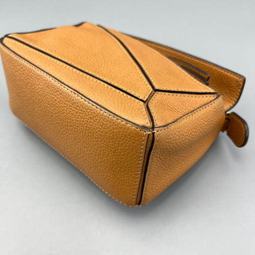 Loewe Mini Puzzle Calfskin Tan