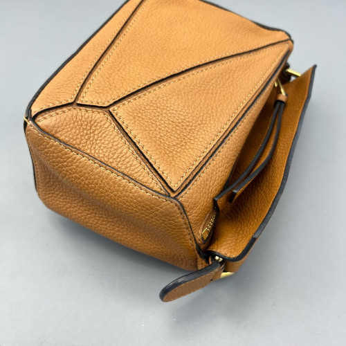 Loewe Mini Puzzle Calfskin Tan