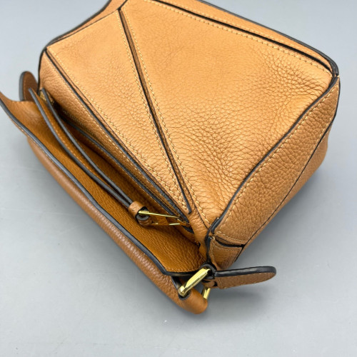 Loewe Mini Puzzle Calfskin Tan