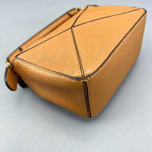 Loewe Mini Puzzle Calfskin Tan