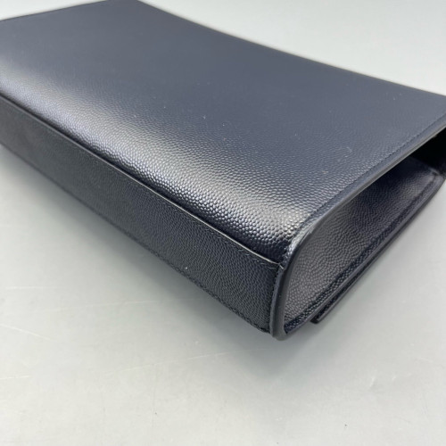 Yves Saint Laurent Medium Classic Kate Shiny Caviar Calfskin Dark Blue