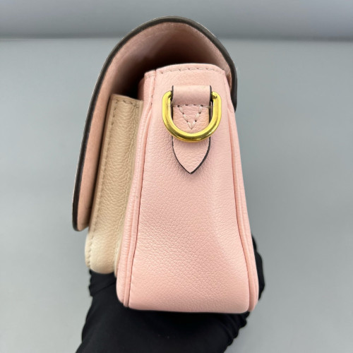 Louis Vuitton Lockme Tender Calfskin Pink White