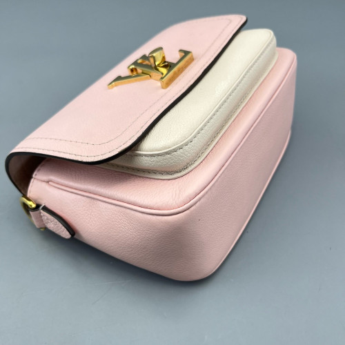 Louis Vuitton Lockme Tender Calfskin Pink White
