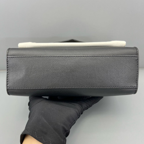Louis Vuitton Mylockme Chain Bag BB Calfskin Black White