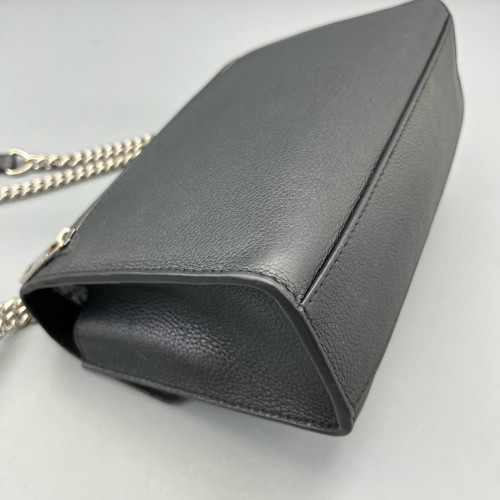 Louis Vuitton Mylockme Chain Bag BB Calfskin Black White