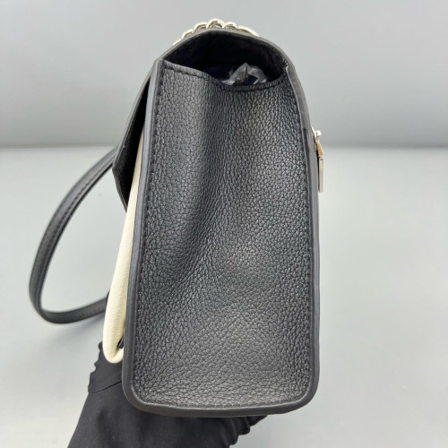 Louis Vuitton Mylockme Chain Bag BB Calfskin Black White