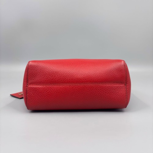 Gucci Mini Swing Tote Grained Calfskin Red