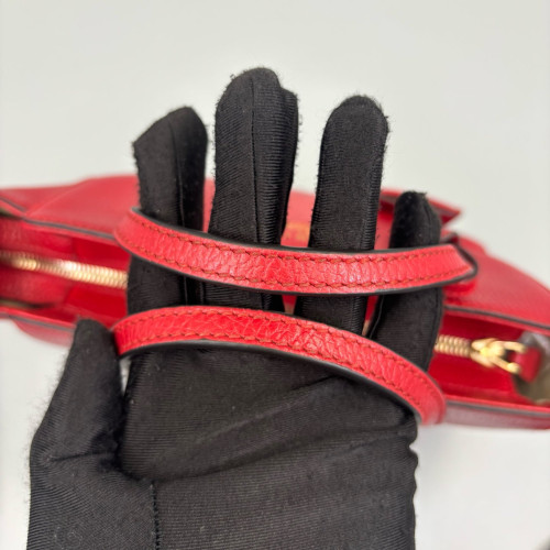 Gucci Mini Swing Tote Grained Calfskin Red