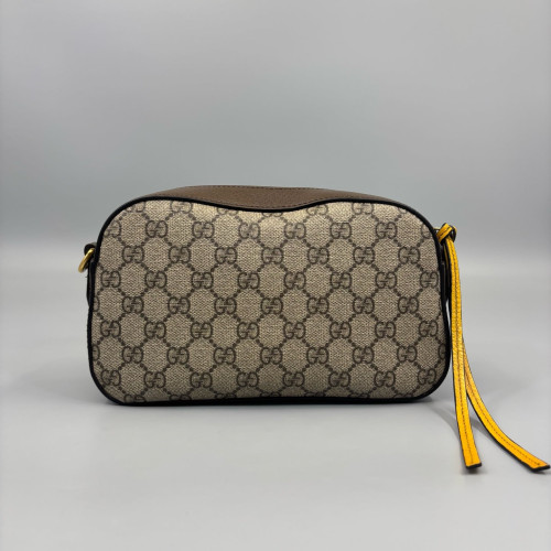 Gucci Neo Vintage Shoulder Bag GG Supreme Monogram Beige Brown Green