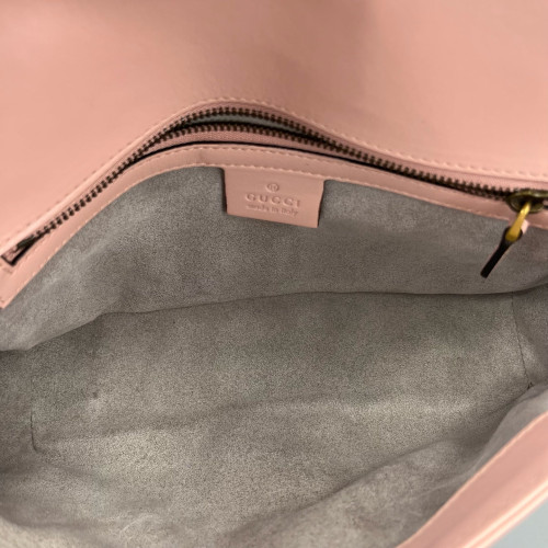 Gucci Matelasse Small GG Marmont Calfskin Pink