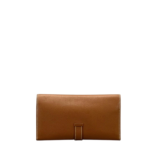 Hermes Bearn Gusset Wallet Epsom 37 Gold