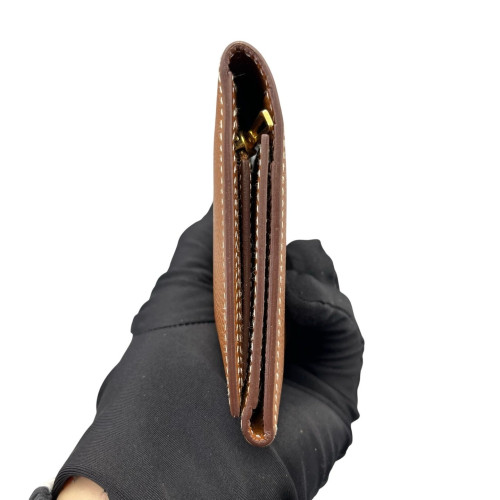 Hermes Bearn Gusset Wallet Epsom 37 Gold