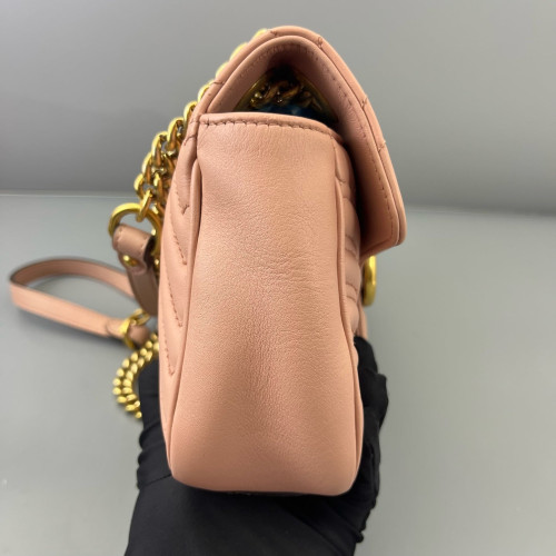 Gucci Matelasse Small GG Marmont Calfskin Pink