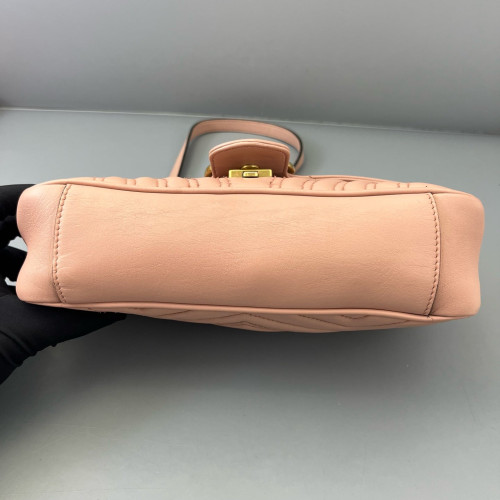 Gucci Matelasse Small GG Marmont Calfskin Pink