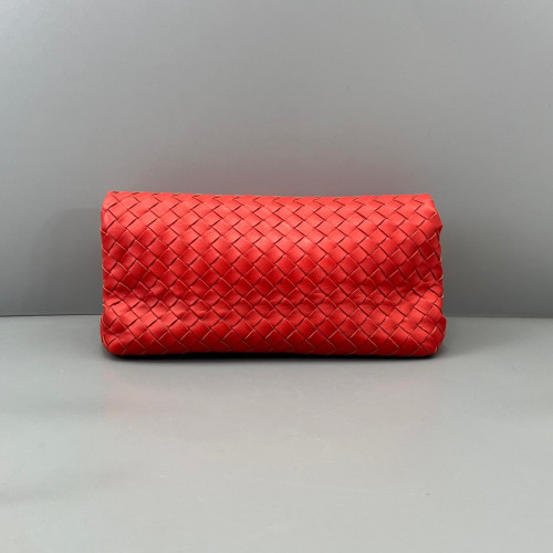 Bottega Veneta Clutch Lambskin Intrecciato Nappa Red Bottega Veneta Clutch Lambskin Intrecciato Nappa Red