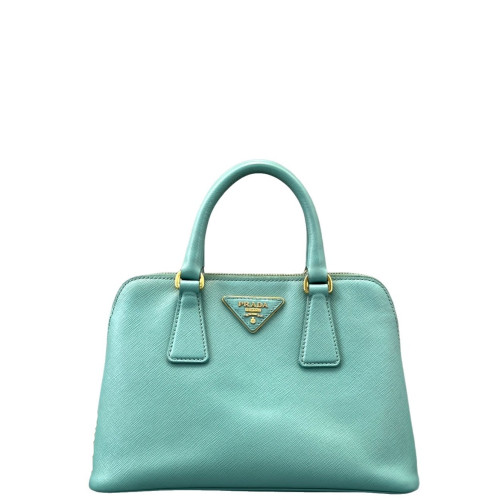 Prada Small Lux Open Promenade Saffiano Calfskin Baby Blue