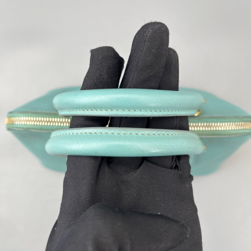 Prada Small Lux Open Promenade Saffiano Calfskin Baby Blue