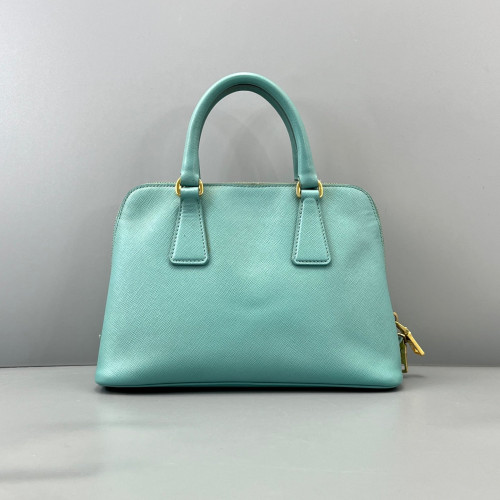 Prada Small Lux Open Promenade Saffiano Calfskin Baby Blue