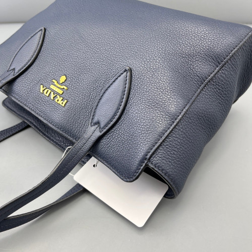 Prada Tote Bag Vitello Daino Dark Blue
